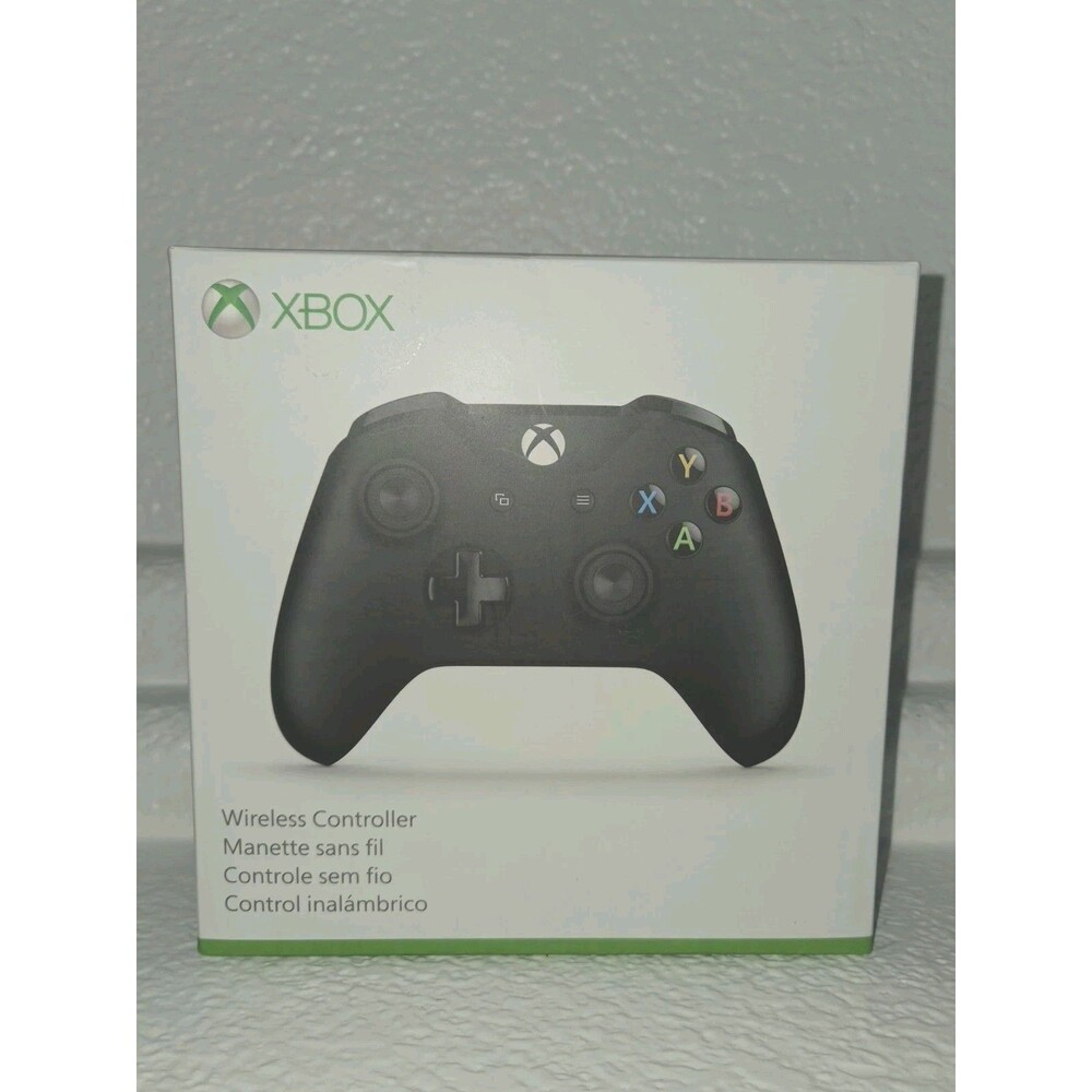 Microsoft Xbox One Windows Black Controller Model 1708 Bluetooth New Sealed Box